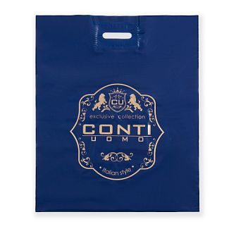 Подарочный пакет Conti UOMO, артикул Подарочный пакет L Синий Подарочный пакет L Синий Conti UOMO