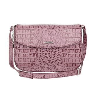7080 Croco pink Caprice Женская сумка Sergio Belotti