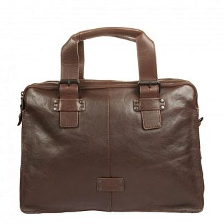 1131411 dark brown Бизнес-сумка Gianni Conti